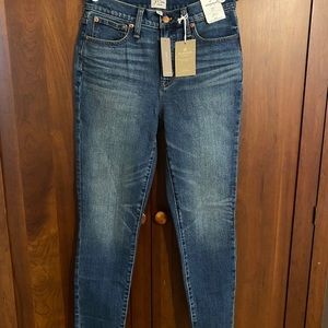J. Crew Toothpick Jeans with Raw Hem